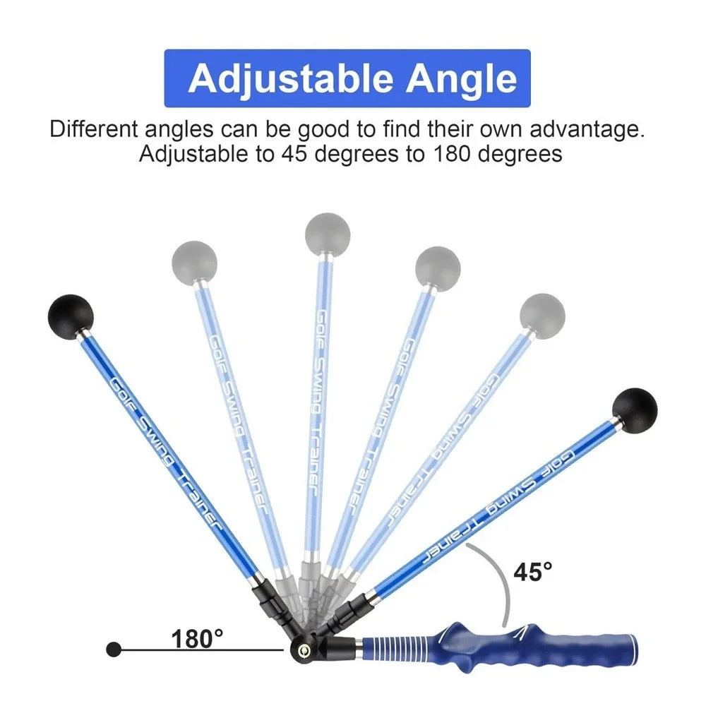 Adjustable Golf Swing Trainer Aid Stick Posture Arm Corrector Forearm Rotation